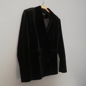 Generation Love Black Velvet Women's XL Blazer Jacket - NEW